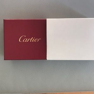 Cartier box with cleaning kit for metal bracelet